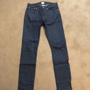 J Crew 484 jeans size 32x34 slim dark wash